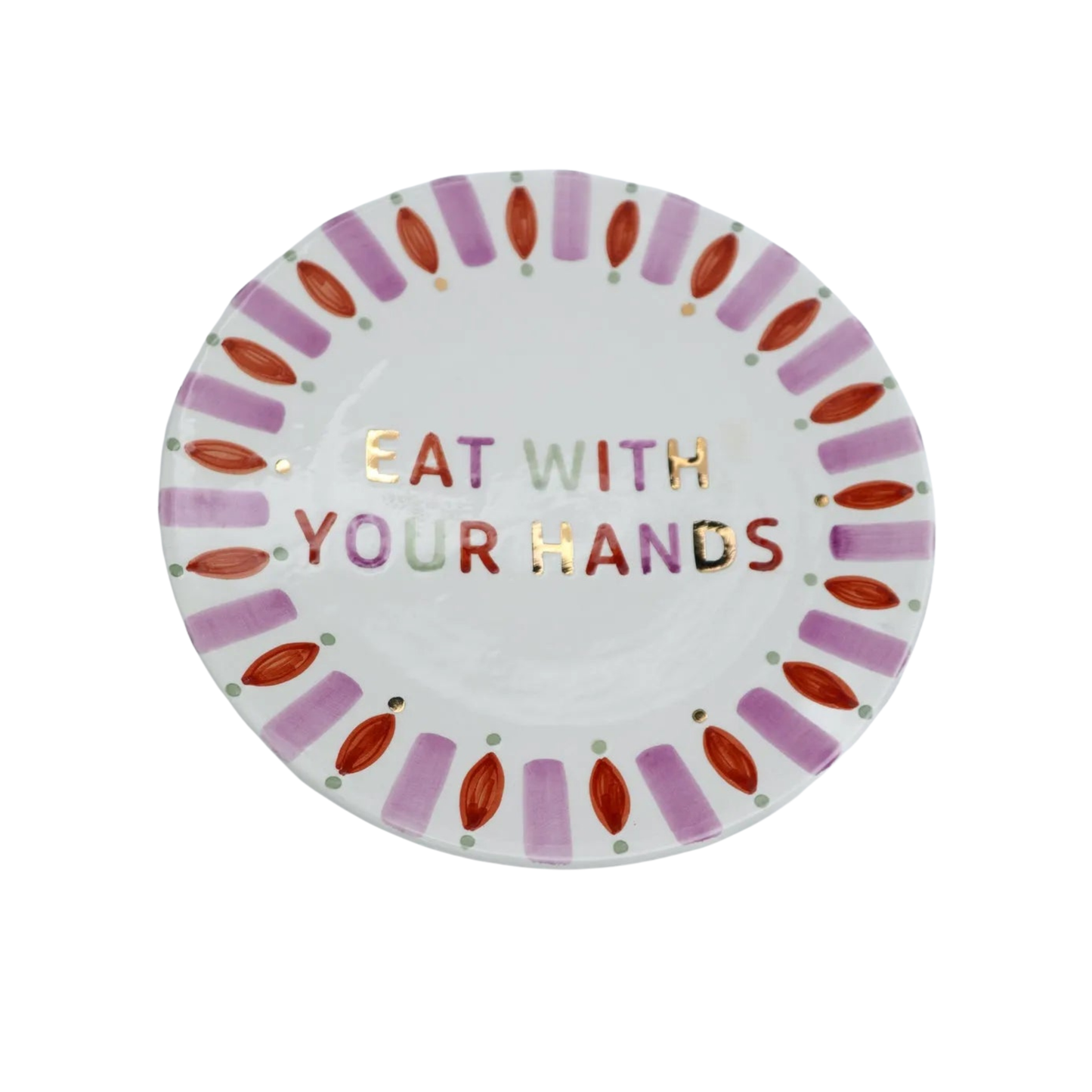 “Eat With Your Hands” Plate