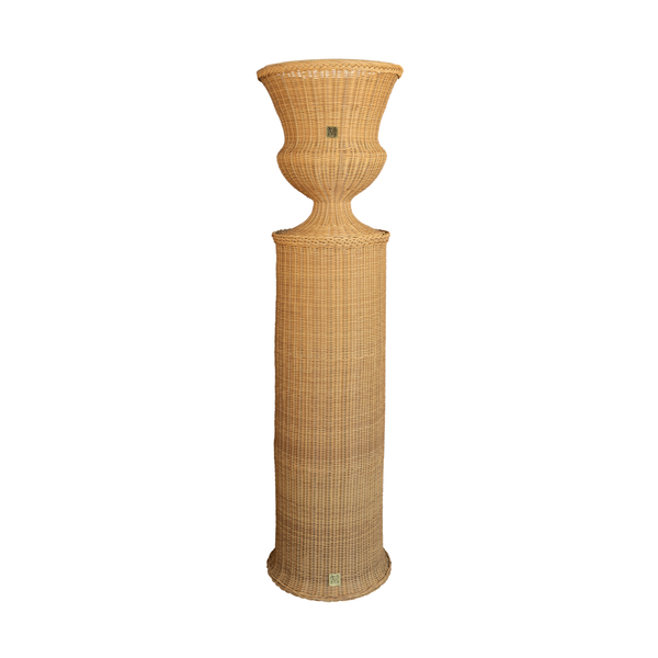 MEDICI Vase with Pedestal, Natural