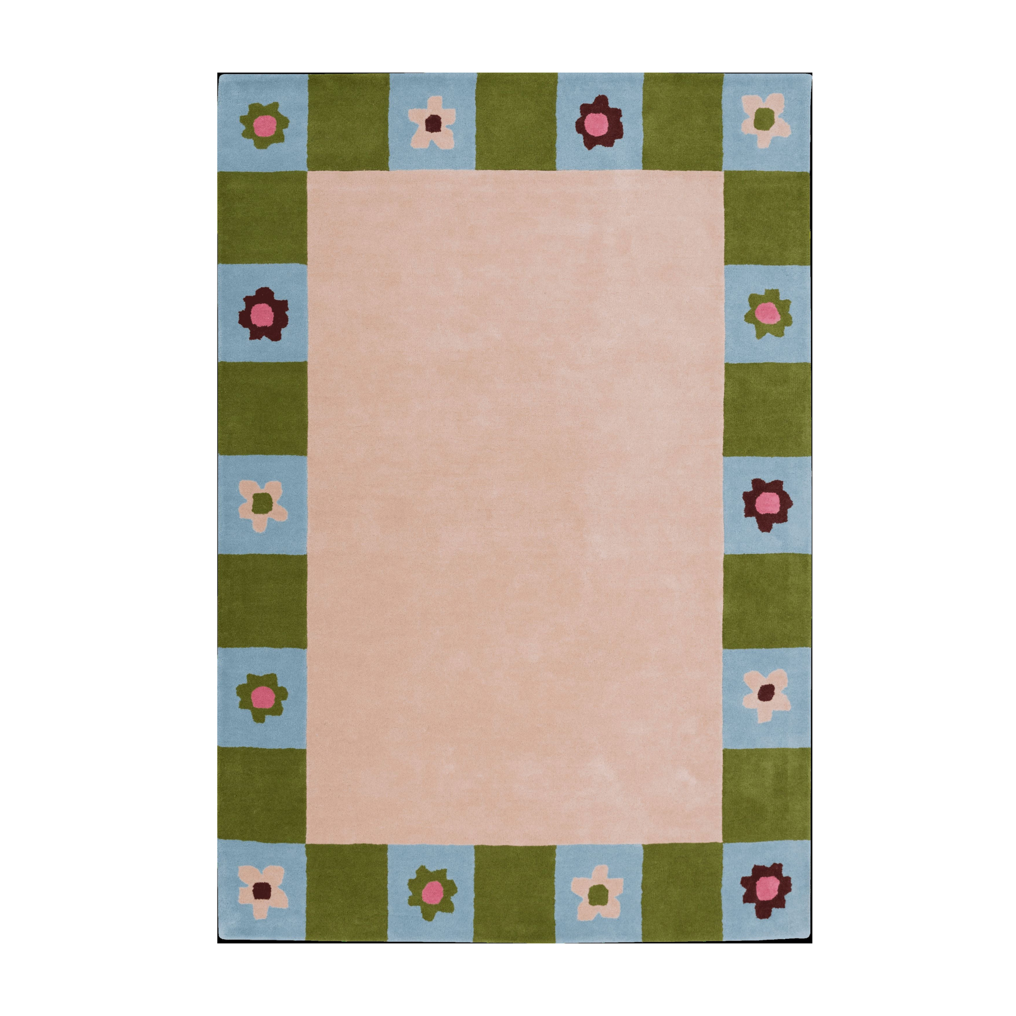 Checkered Bloom Rug