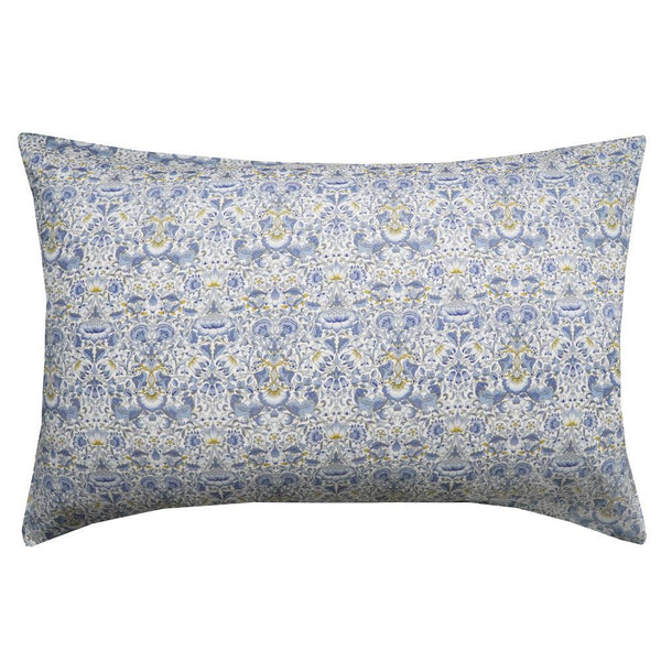 Pillowcase made with Liberty Fabric LODDEN CHINA BLUE - Coco & Wolf