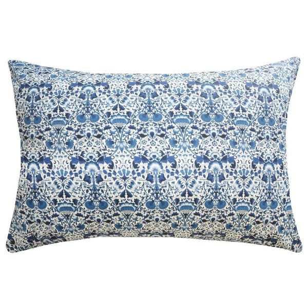 Pillowcase made with Liberty Fabric LODDEN NAVY - Coco & Wolf