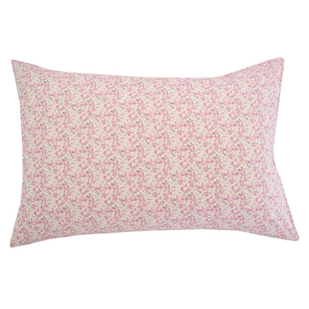 Pillowcase made with Liberty Fabric MITSI VALERIA PINK - Coco & Wolf