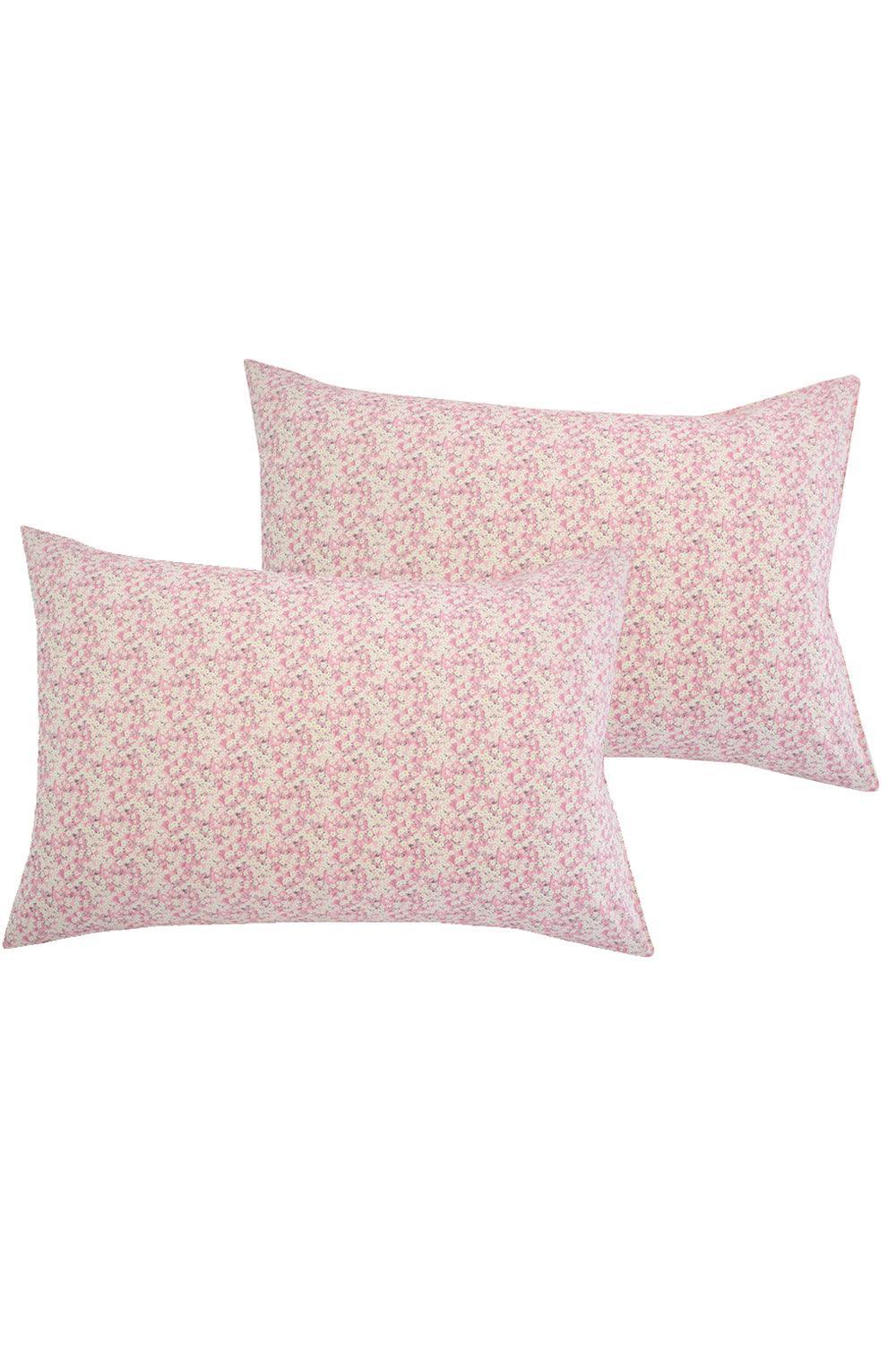 Pillowcase made with Liberty Fabric MITSI VALERIA PINK - Coco & Wolf
