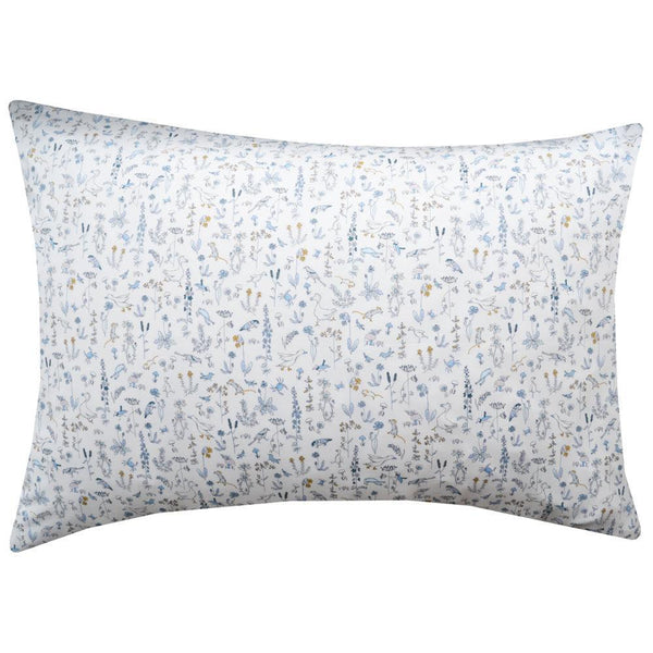 Pillowcase made with Liberty Fabric THEO BLUE - Coco & Wolf