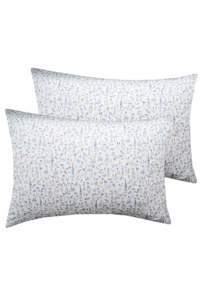 Pillowcase made with Liberty Fabric THEO BLUE - Coco & Wolf