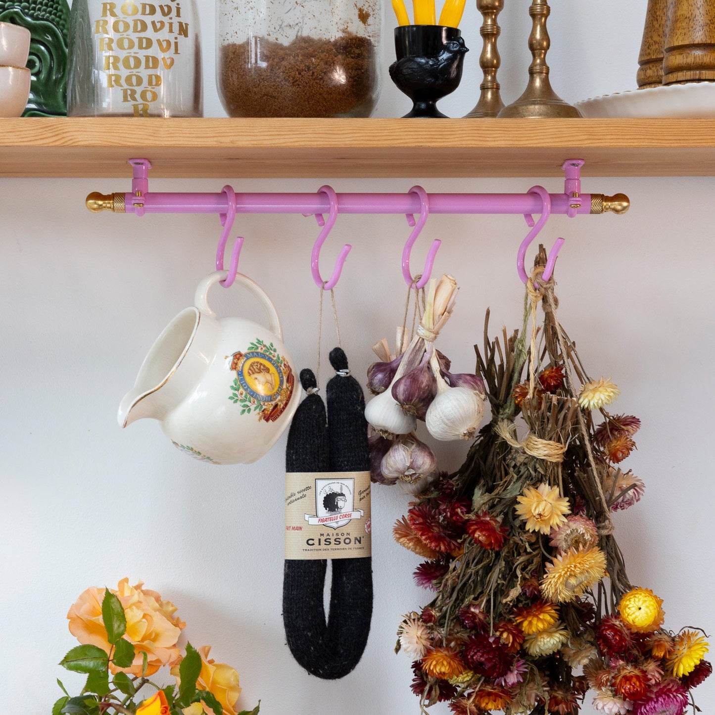 The 40cm Pink Hanging Rail