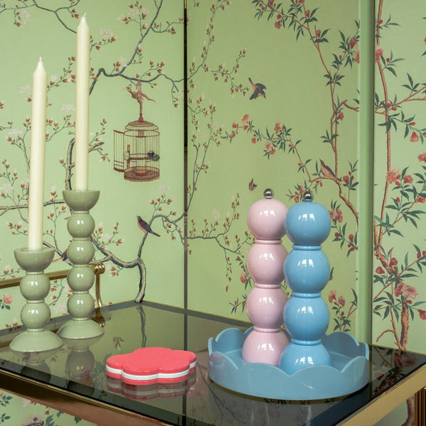 Pink Bobbin Salt or Pepper Mill - Addison Ross Ltd UK