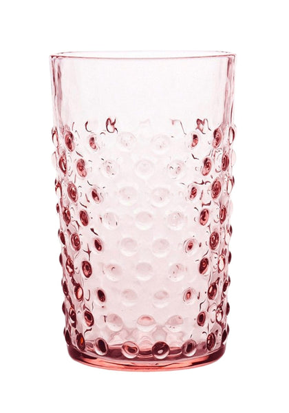 Pink Dew Drop Tumblers - Set of 4 - Casa by Josephine Jenno