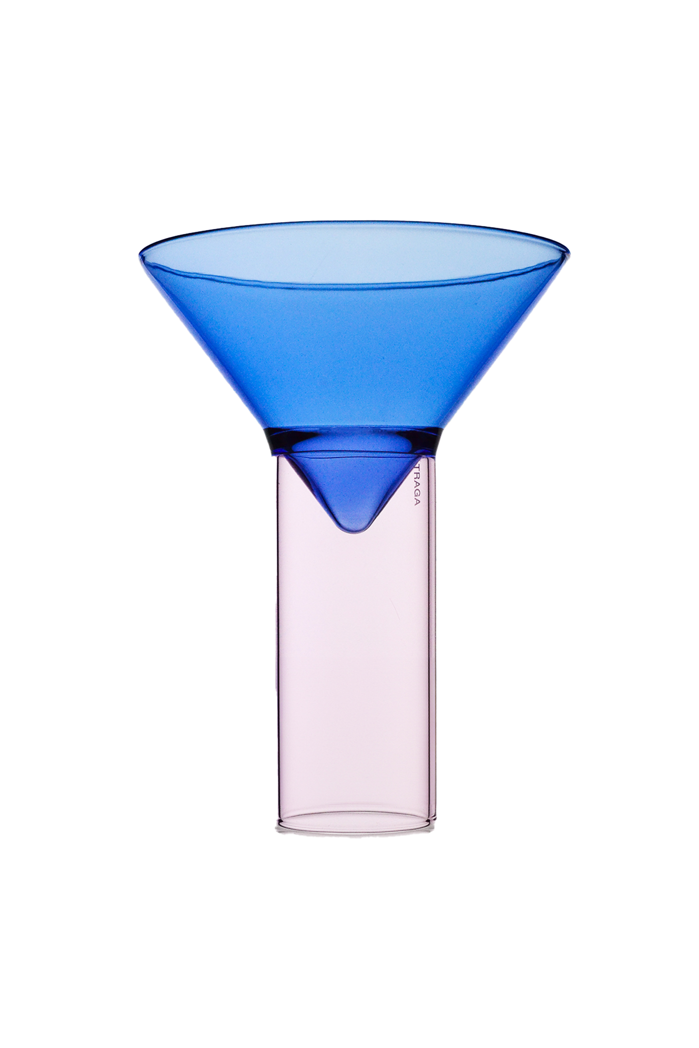Martini Shot Glass - Blue & Pink