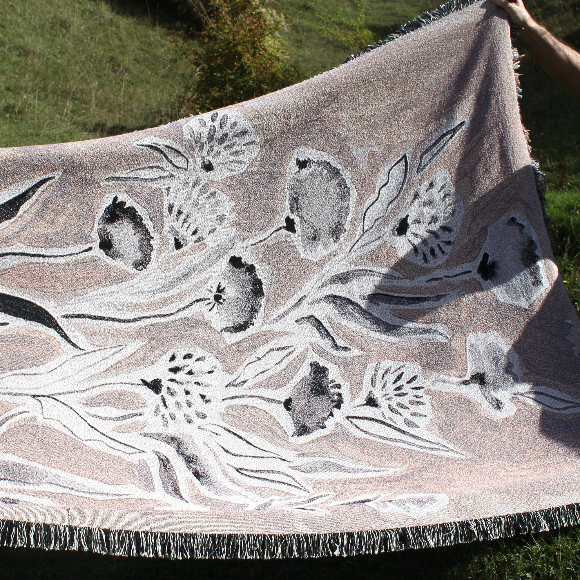 Wishful Pink - Recycled Cotton Woven Throw