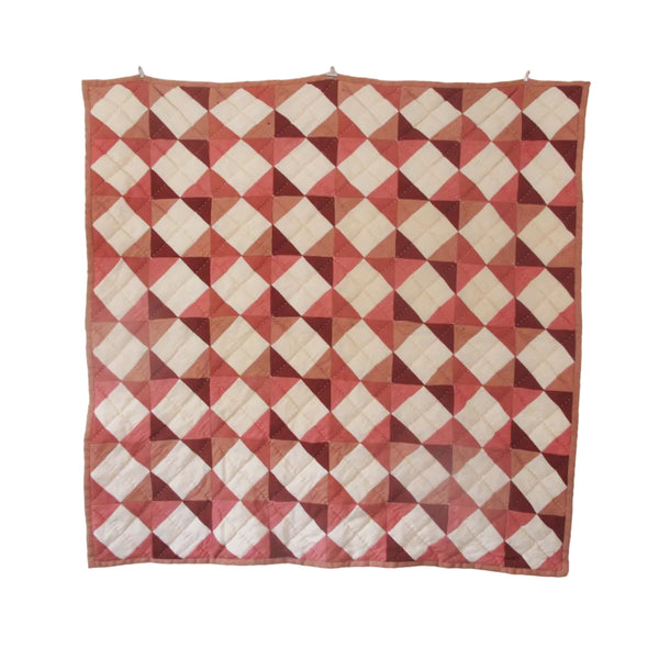 Pink Cubes Quilt