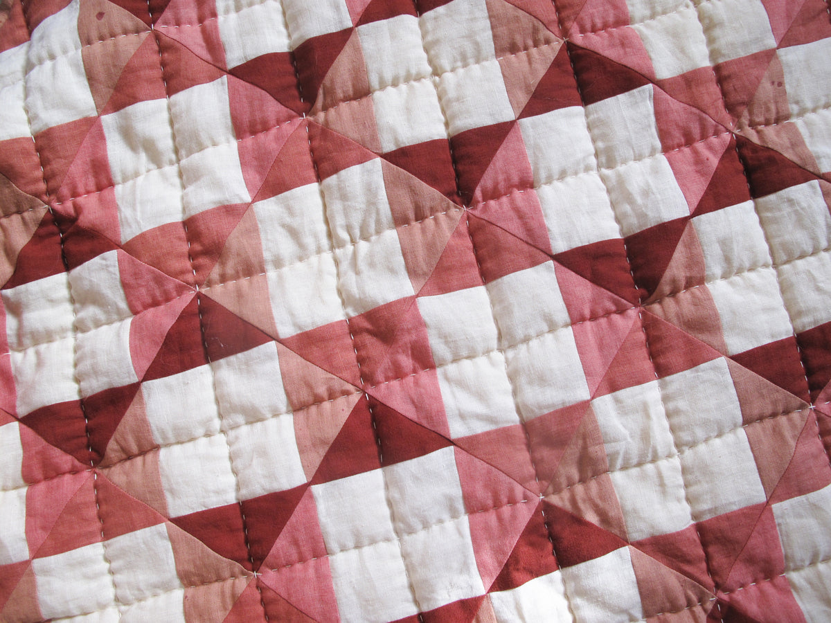 Pink Cubes Quilt