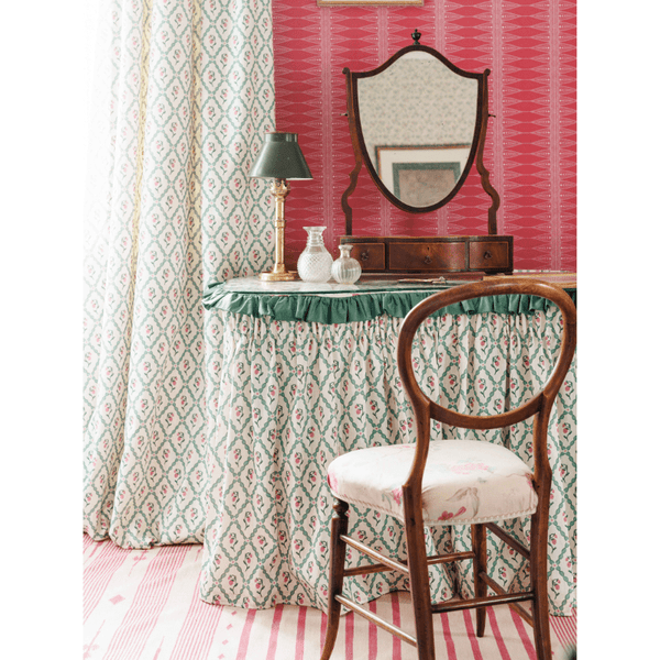Wild Strawberry Trellis Fabric