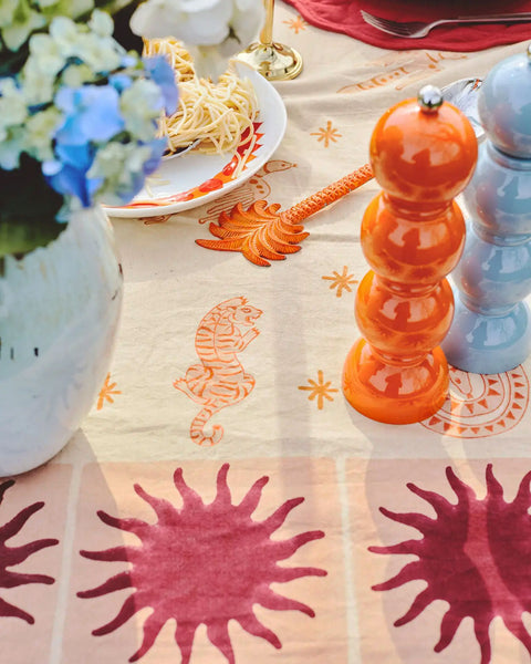 The Pink Wildlife Tablecloth
