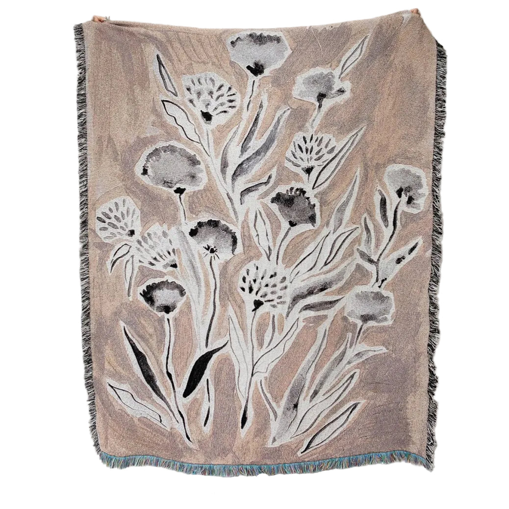 Wishful Pink - Recycled Cotton Woven Throw
