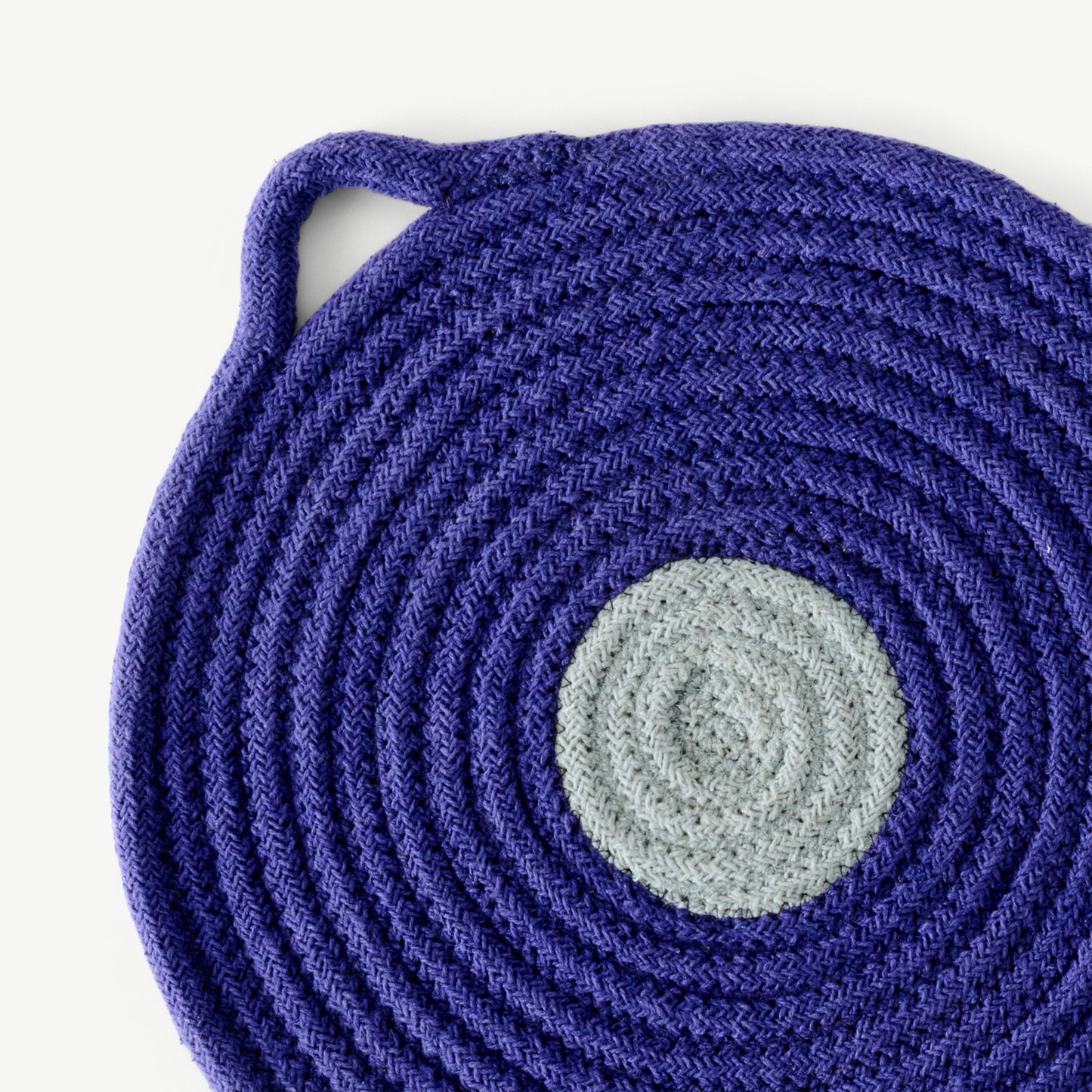 Penn Set of 2 Placemats, Cobalt Blue and Grey