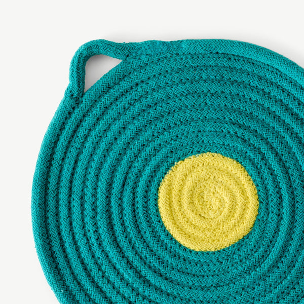 Penn Set of 2 Placemats, Green and Yellow