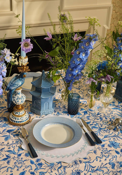 Blue Garland Placemats - Set of 4