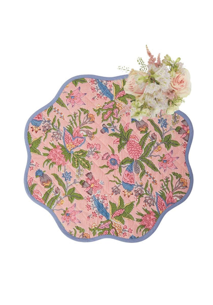 Placemats Lilly Rose Scalloped Placemats - Set of 4