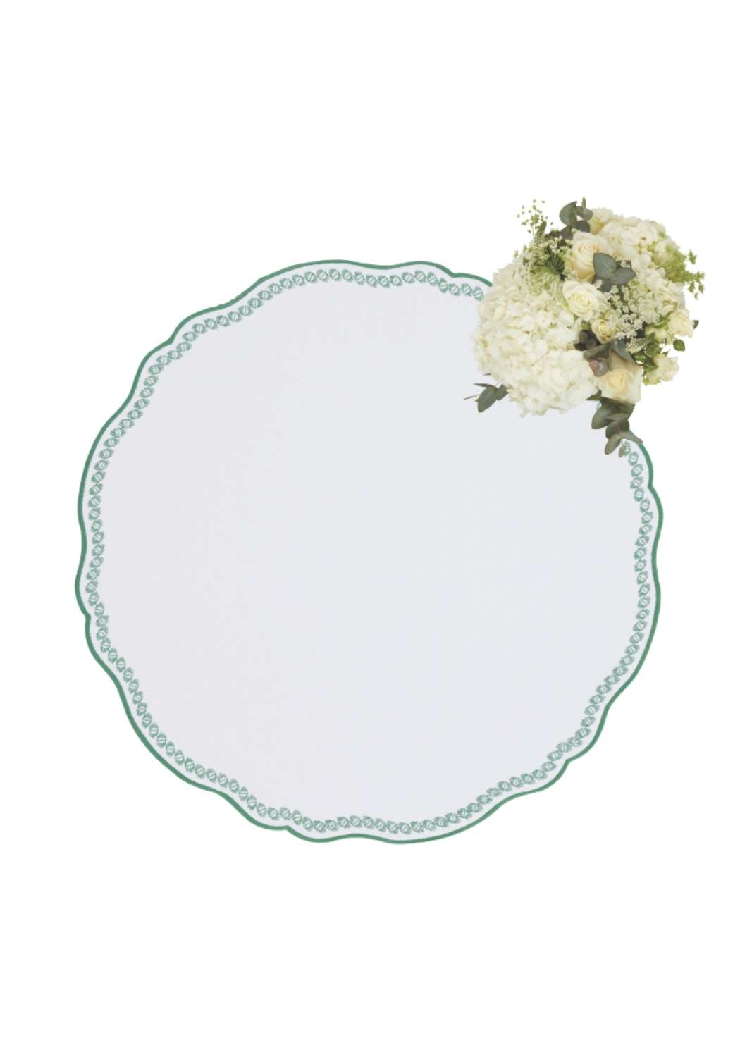 Placemats Smart Green Trim Placemats - Set of 4