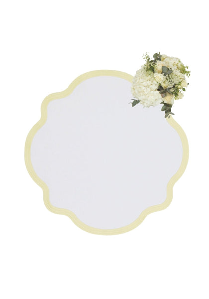 Placemats Yellow Trim Placemats - Set of 4