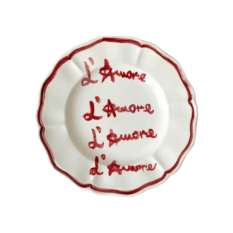 "L'amore" Fil Rouge Plate