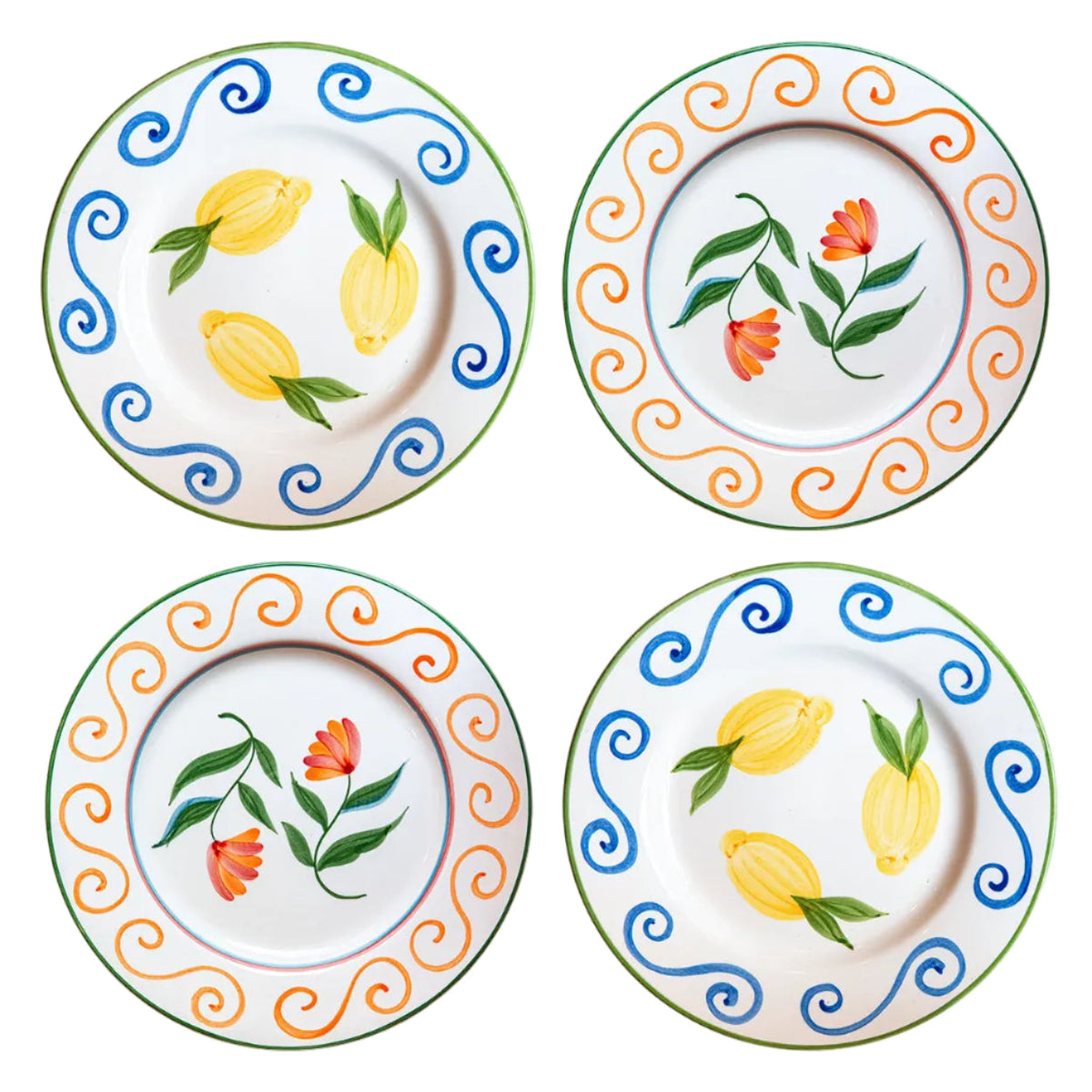 Swirl Dinner Plates Set of 4
