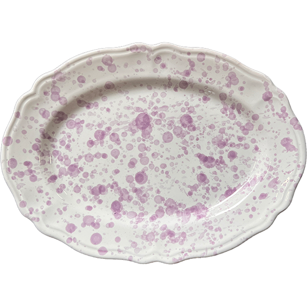 Points Oval Platter Violet - 32cm