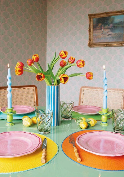 Poolside Gossip - Green Tumbler x 6 - Casa by Josephine Jenno