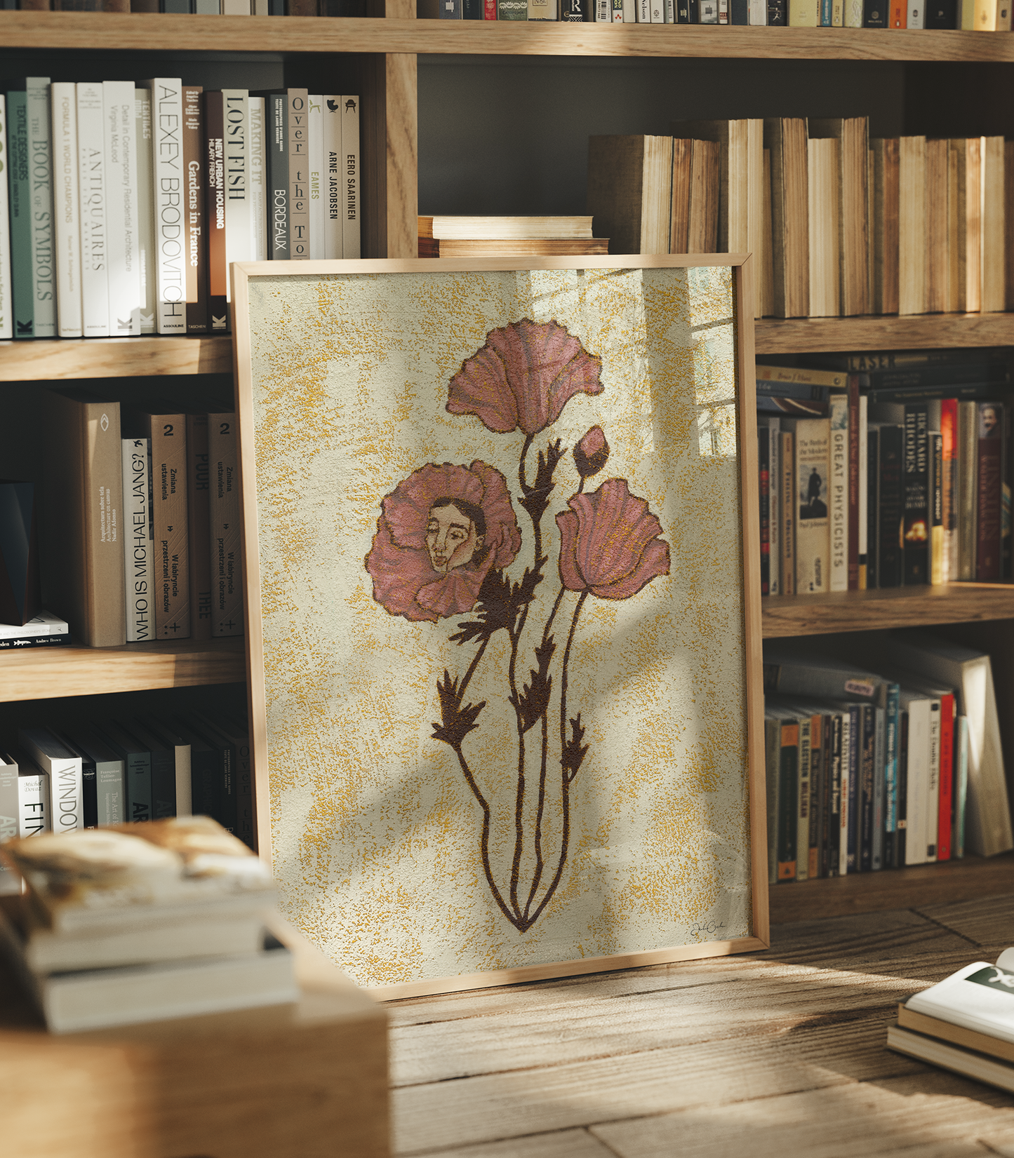 Poppy - Botanical Art Print