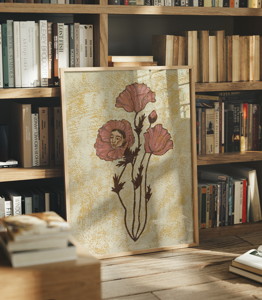 Poppy - Botanical Art Print