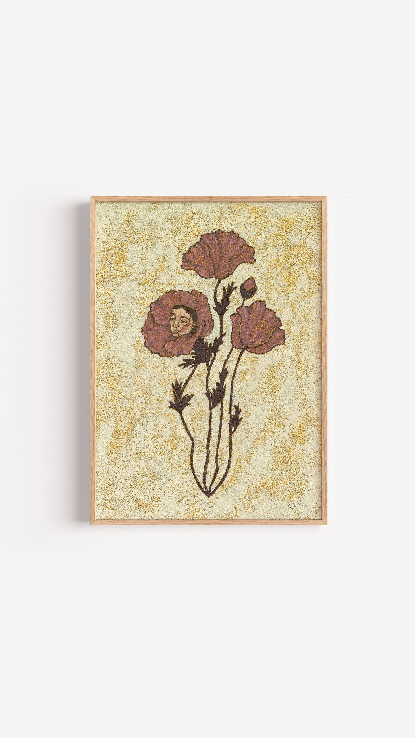 Poppy - Botanical Art Print