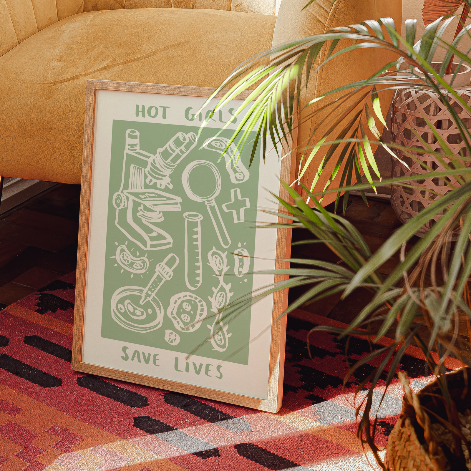Hot Girls Save Lives - Pathologist Print