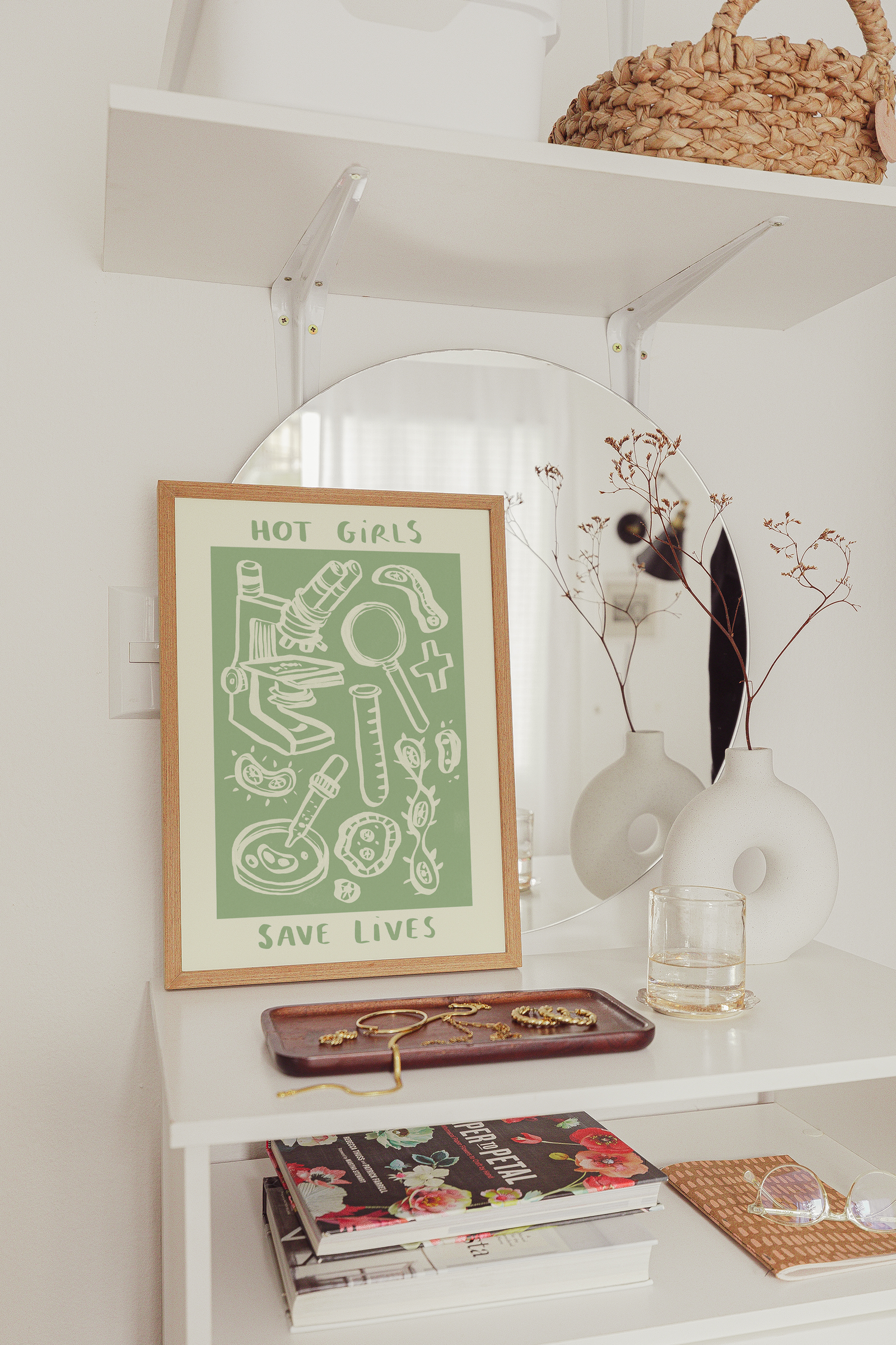 Hot Girls Save Lives - Pathologist Print