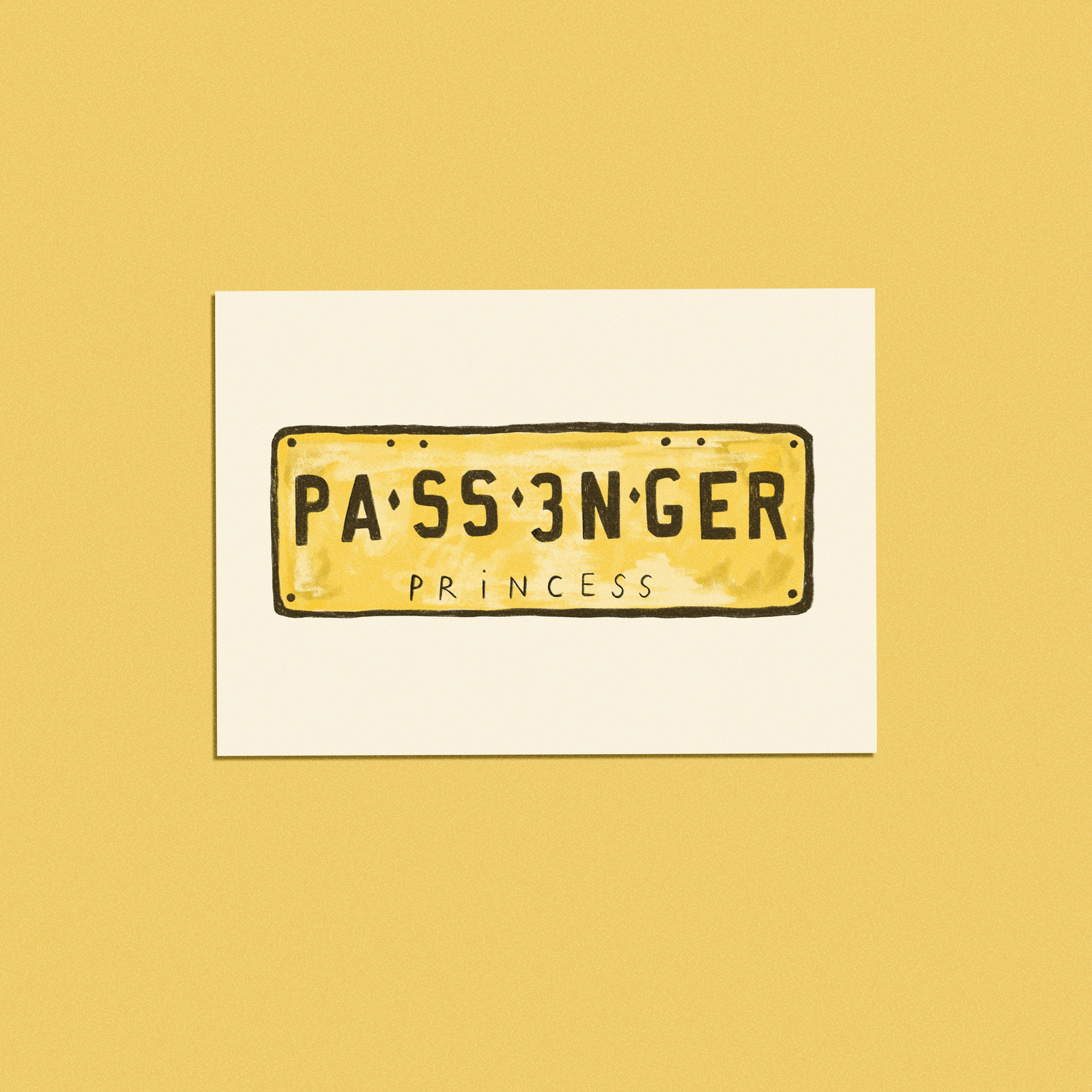 Passenger Princess Print