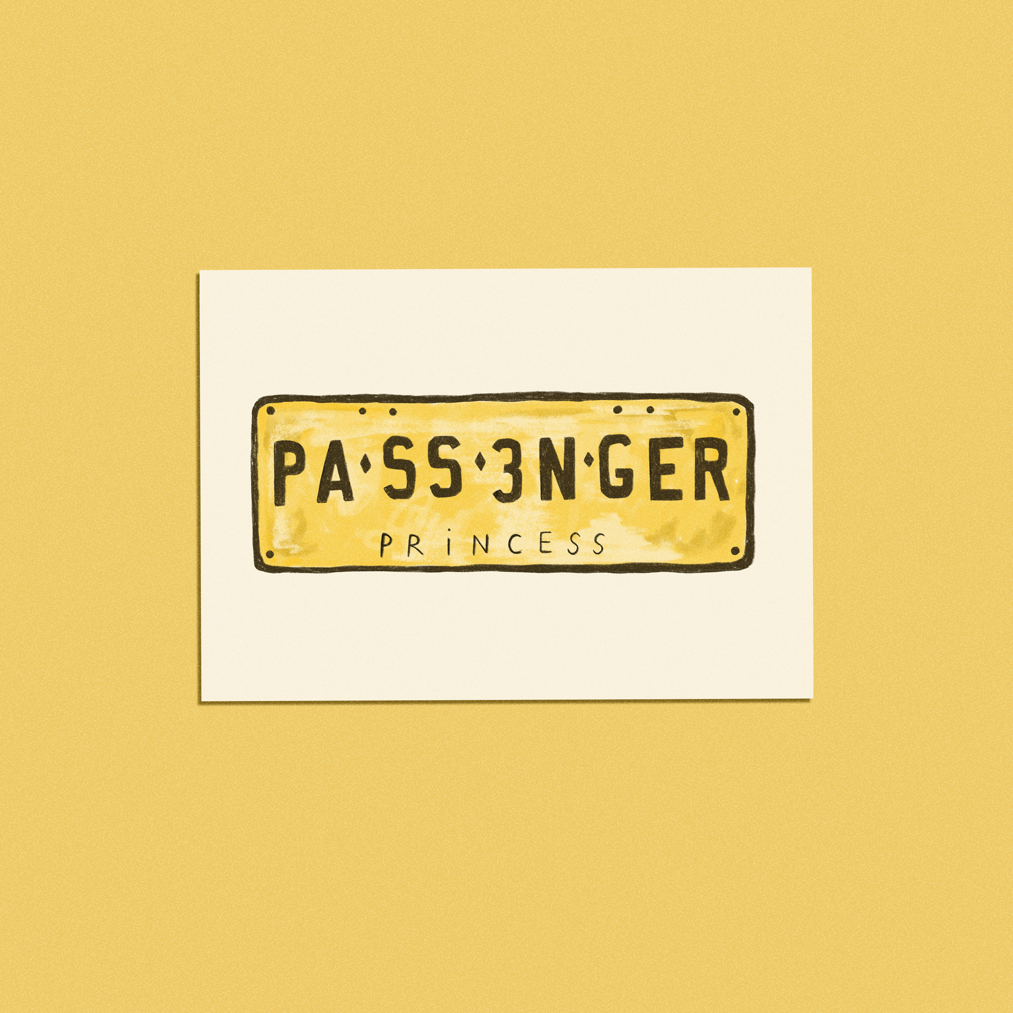 Passenger Princess Print