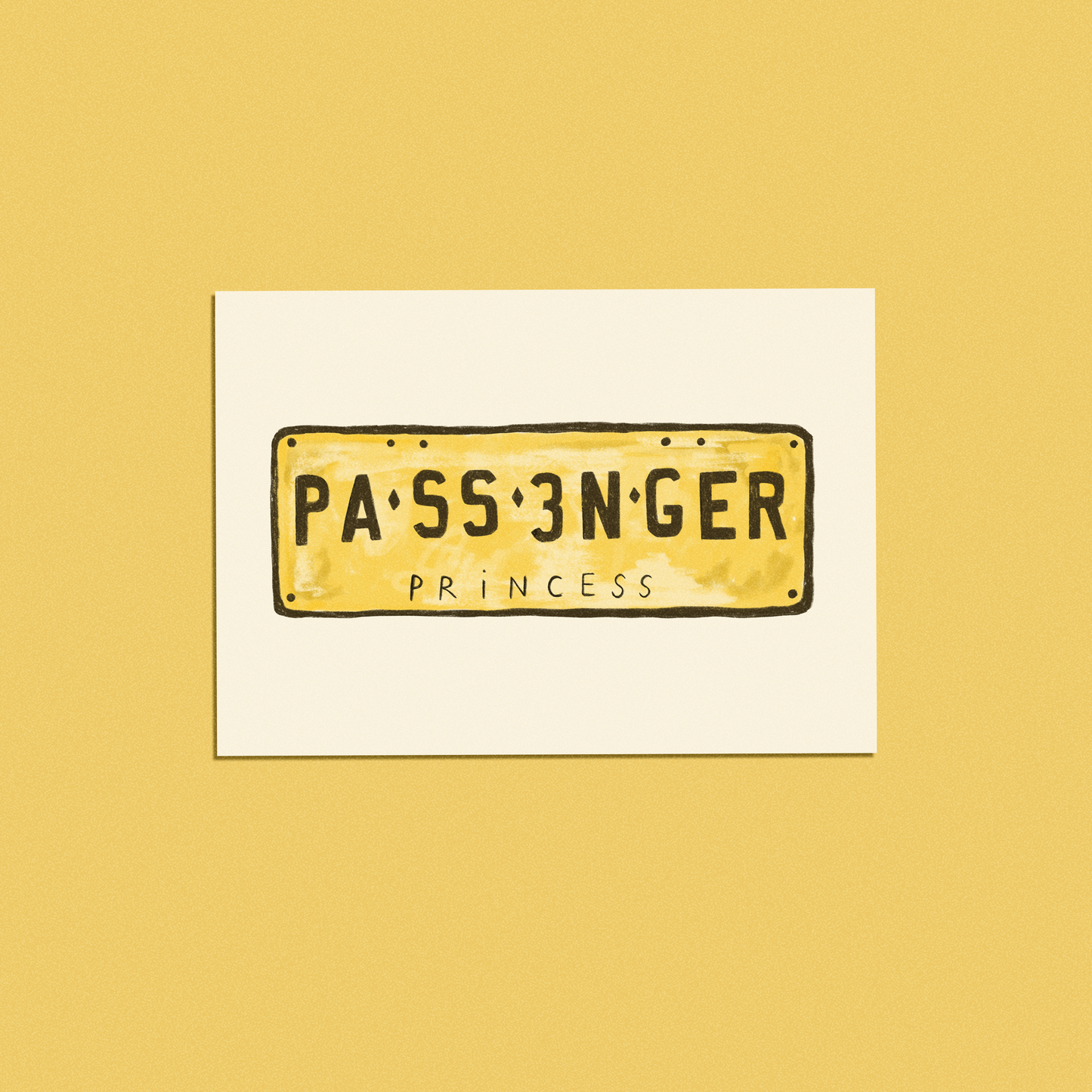Passenger Princess Print