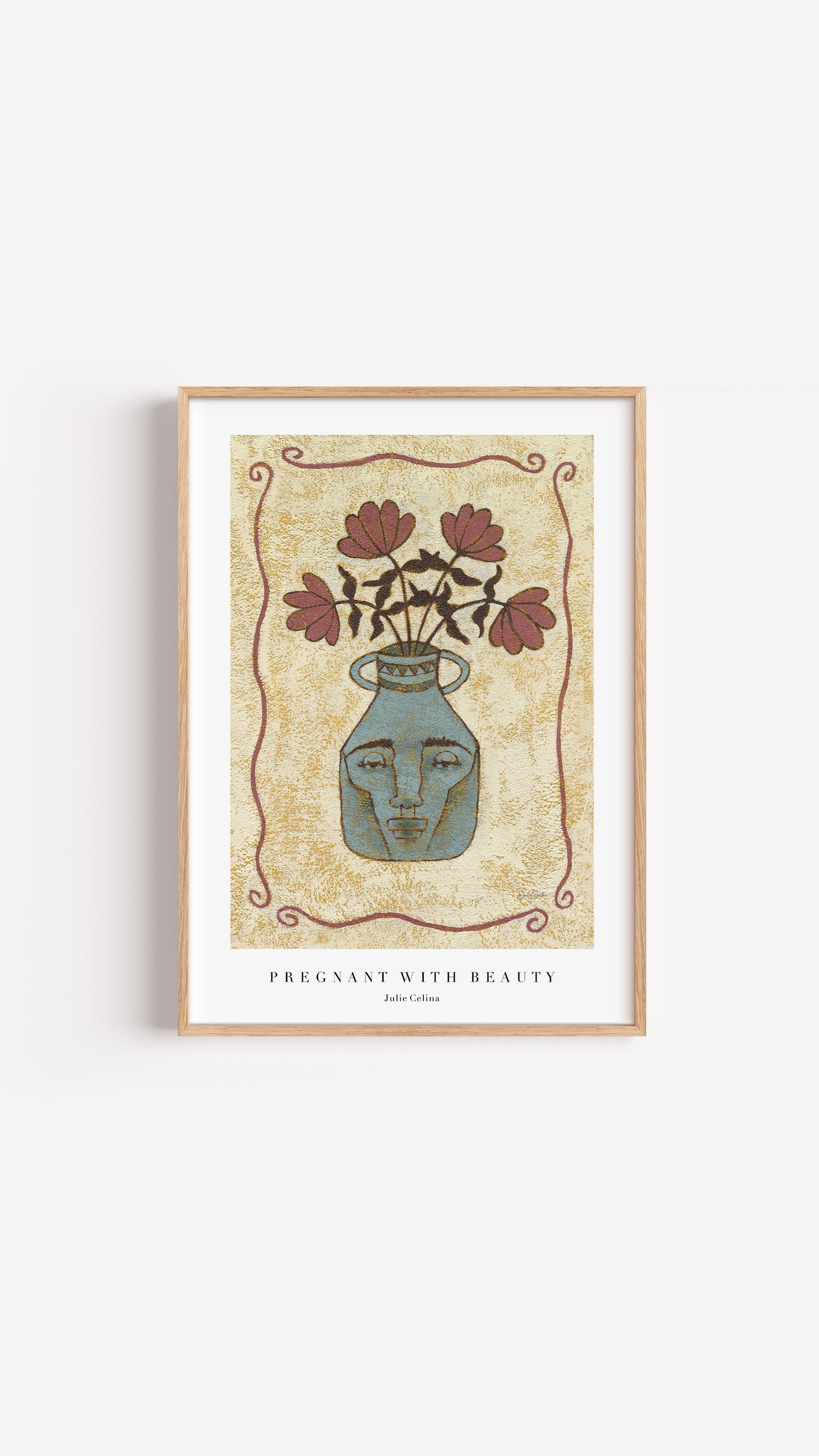 Pregnant With Beauty - Botanical Art Print