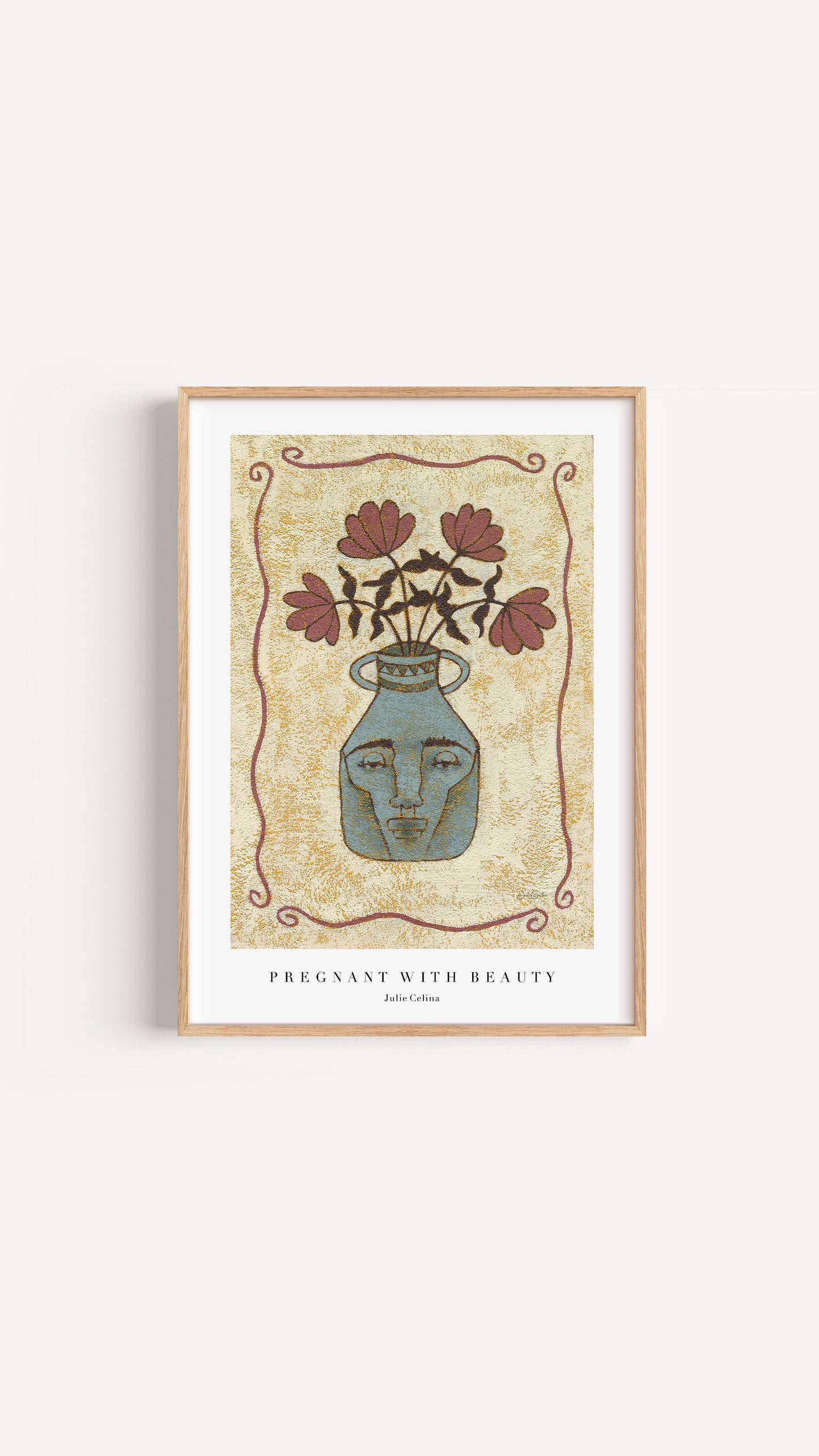 Pregnant With Beauty - Botanical Art Print