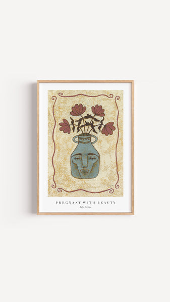 Pregnant With Beauty - Botanical Art Print