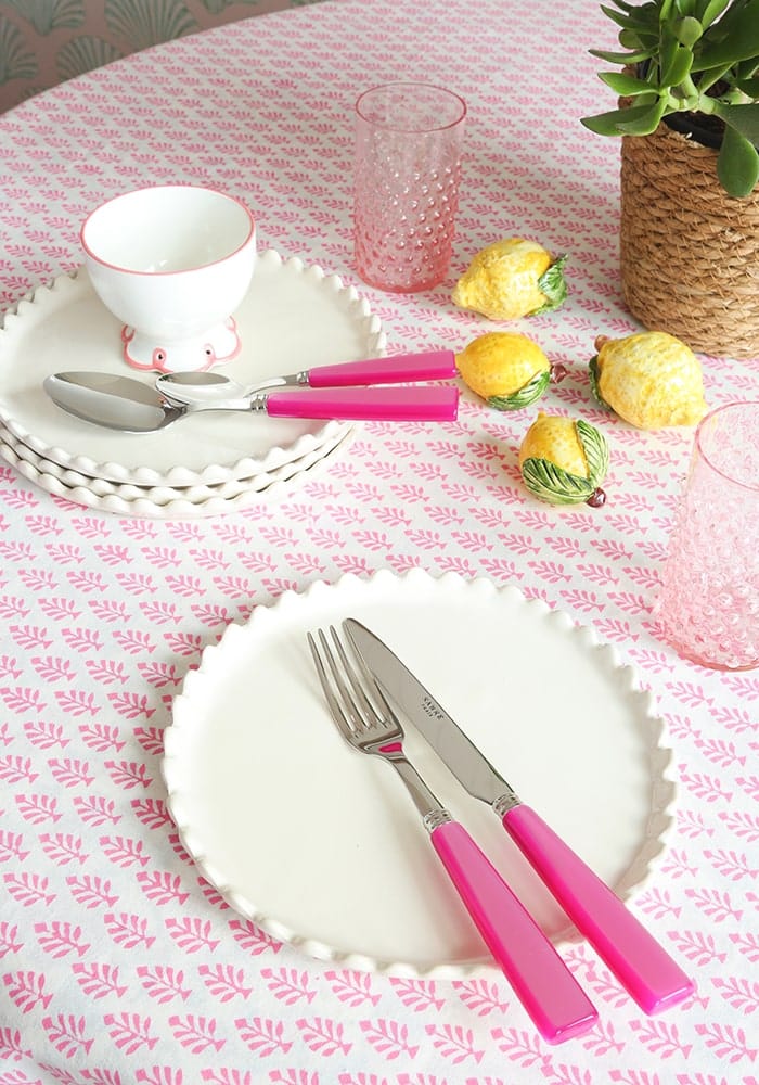 Pretty In Pink Scalloped Nibbles Bowl - Set of 4 - Casa by Josephine Jenno