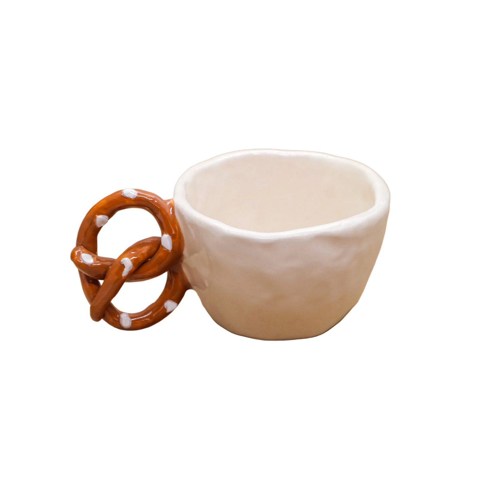 Handmade Ceramic Pretzel Mug