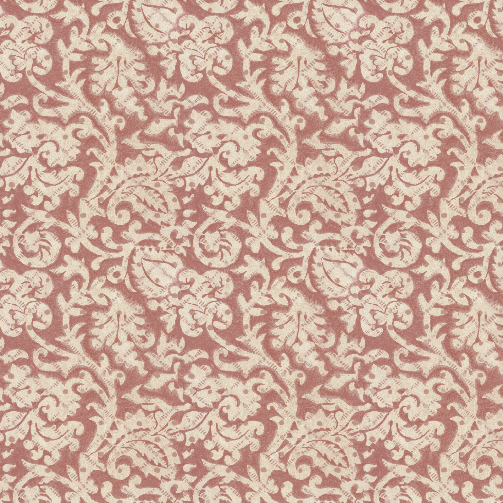 Huxley  Linen Fabric - Russet