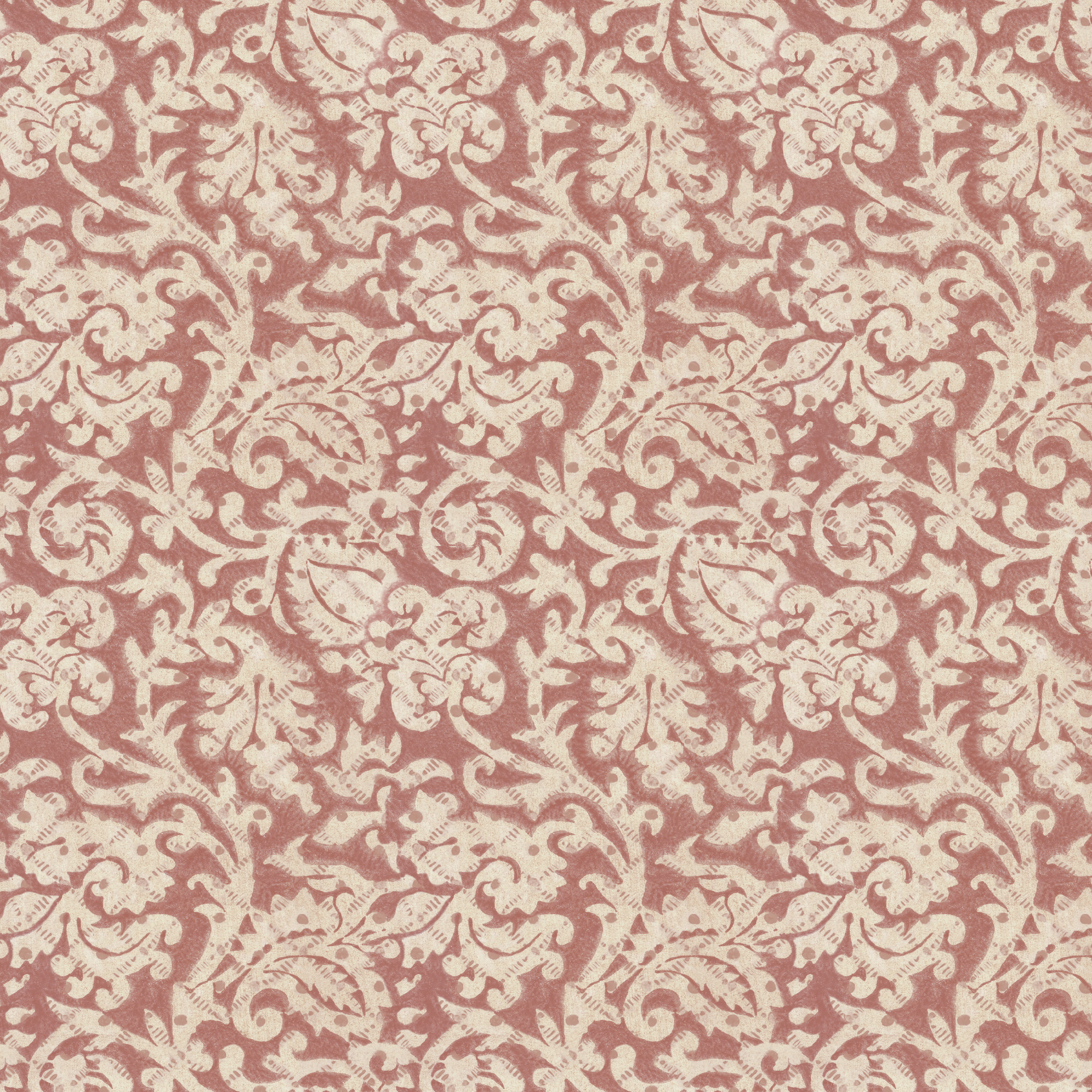 Huxley  Linen Fabric - Russet