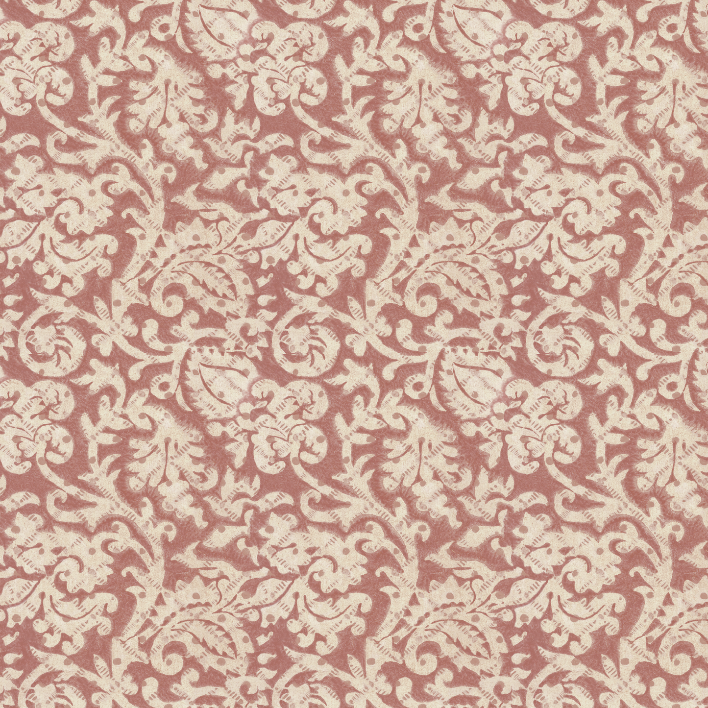 Huxley  Linen Fabric - Russet