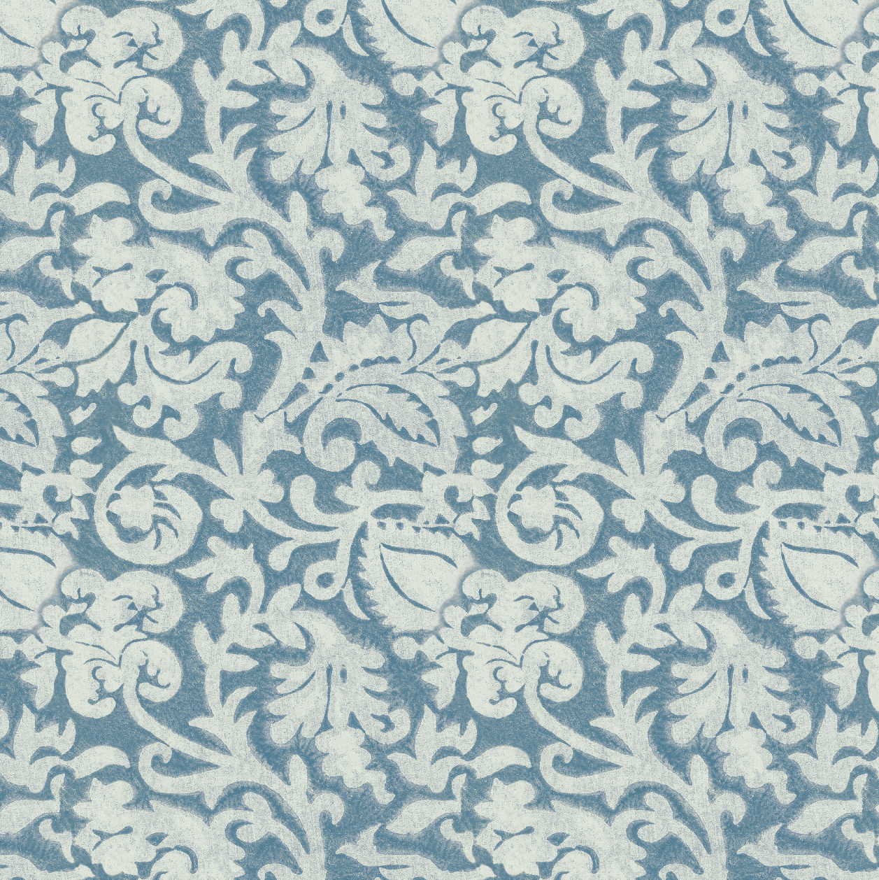 Huxley Petit  Linen Fabric - Indigo