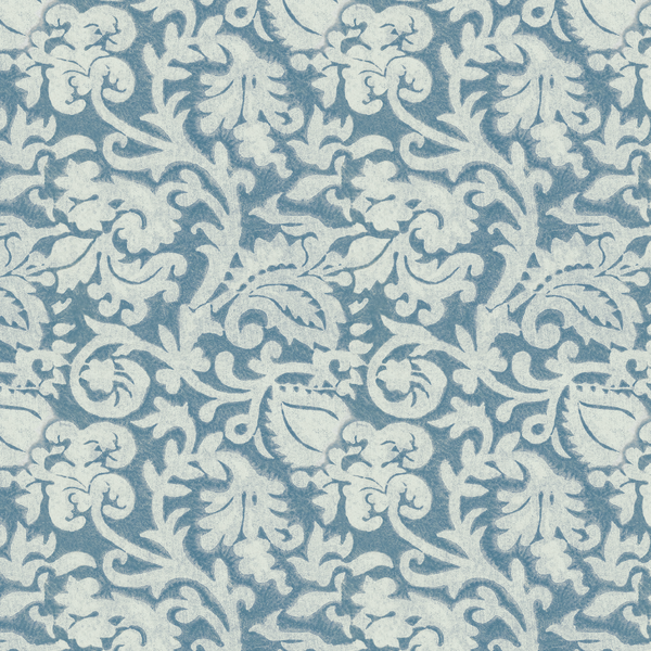 Huxley Petit  Linen Fabric - Indigo