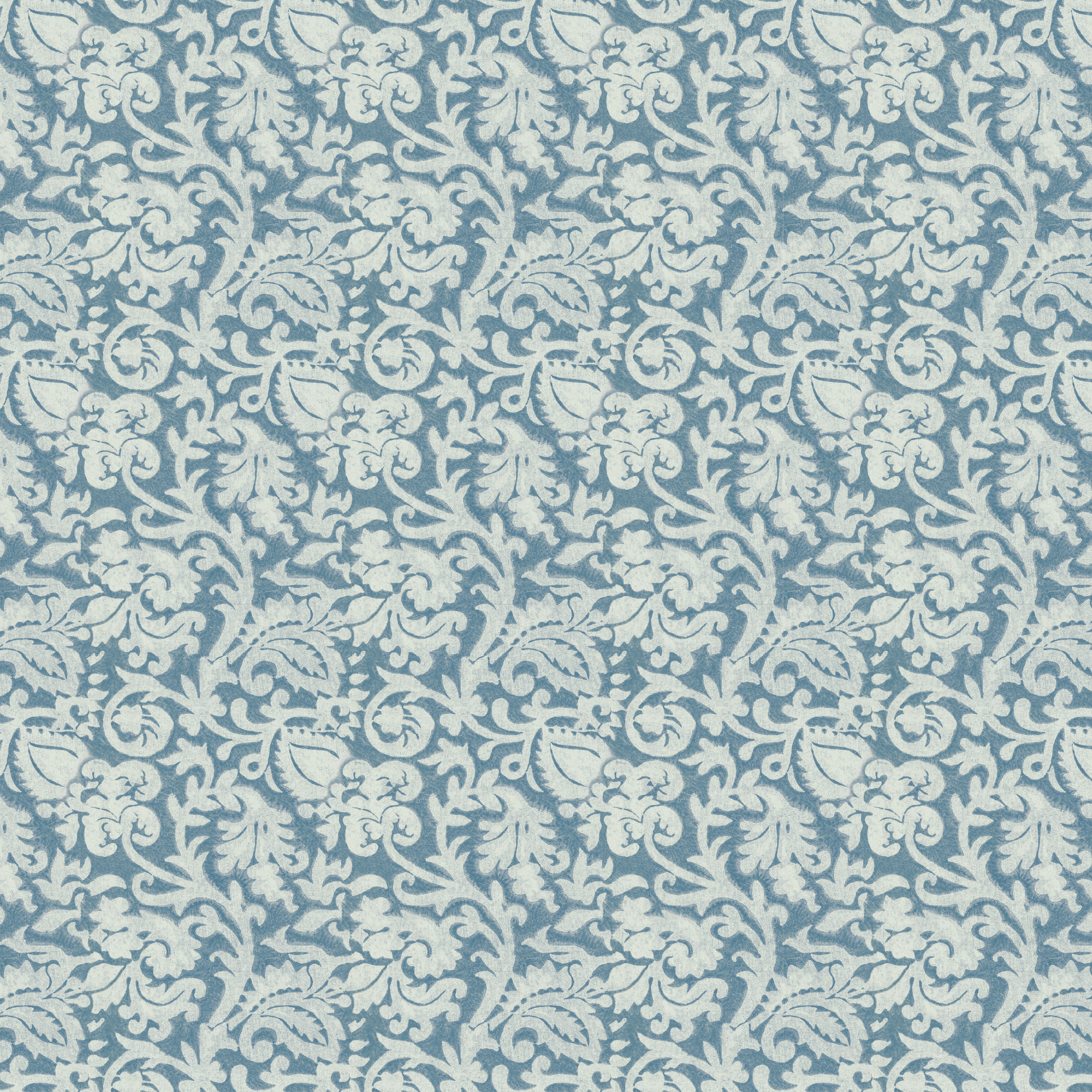 Huxley Petit  Linen Fabric - Indigo