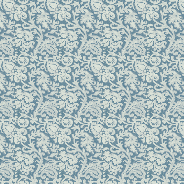 Huxley Petit  Linen Fabric - Indigo