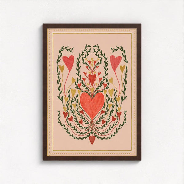 Love in Pink Art Print